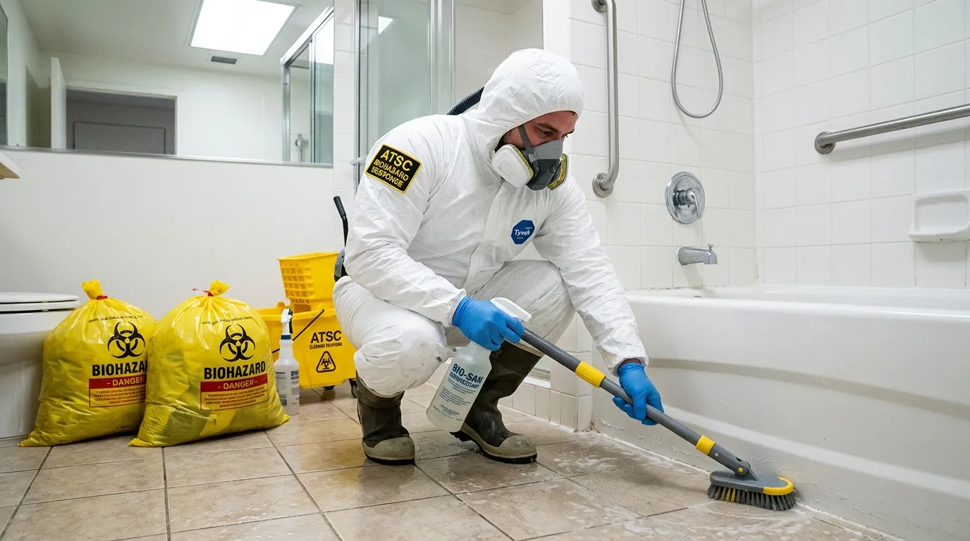 Decontamination equipment deployed for Blood Cleanup in Redford